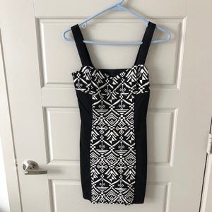 H&M Womens Mini Pattern Dress